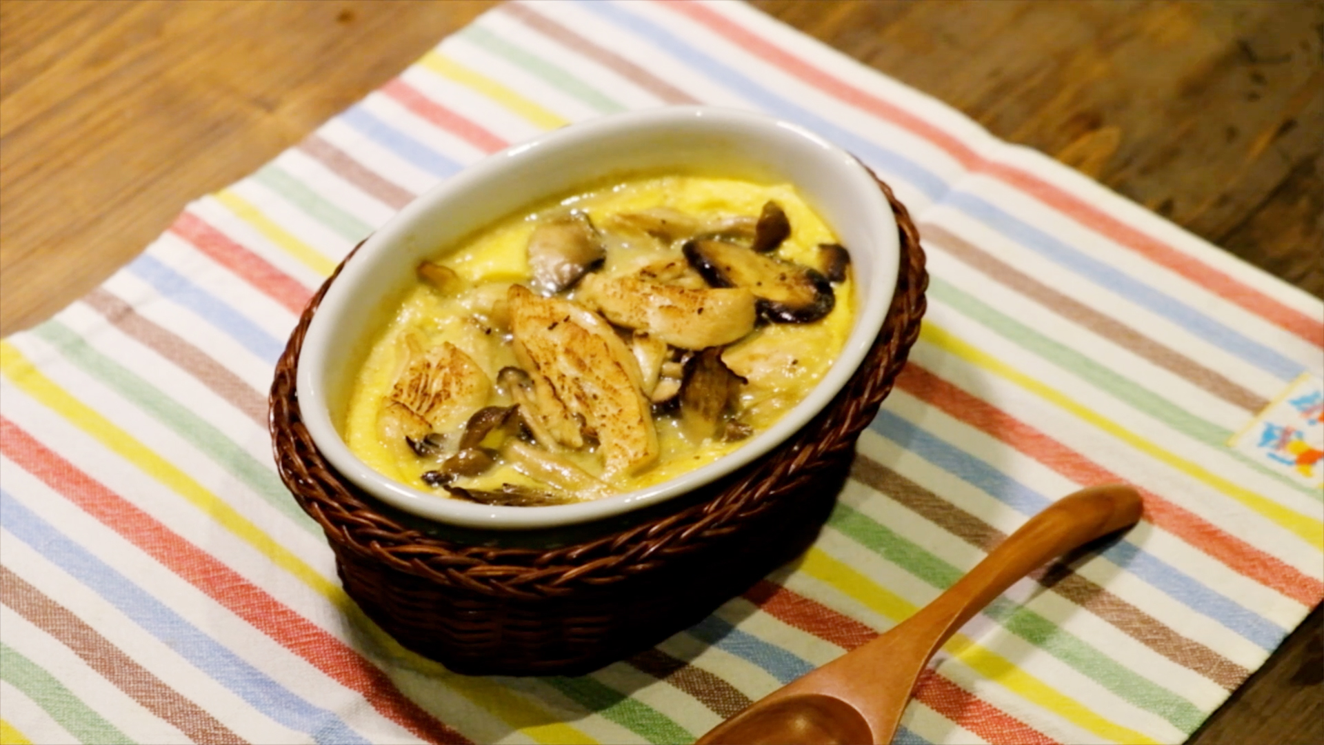 ~Fluffy with Tofu~ Flan of Chicken Breast | レシピ動画-英語